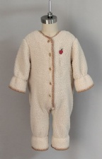 Long-sleeve Full-leg Front-opening Baby Romper