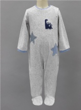 Long-sleeve Full-leg Footed Baby Romper