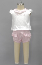 Girls Sweet Casual 2-piece Summer Outfit