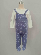 Long-sleeve Footed Baby Romper
