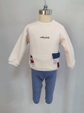 oys' Embroidered Outfit Set‌