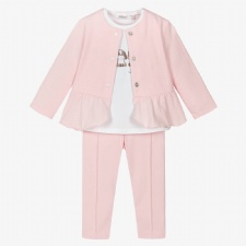 Pale Pink Cotton Leggings Set