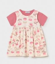 Baby Printed Dress with Shirt