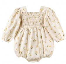 Golden Cherry Romper