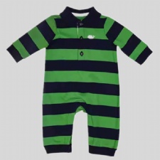 Baby Striped Polo Rpmper