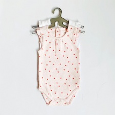 Newborn Girl Rompers With Sleeveless