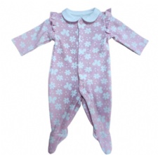 Long-sleeve Footed Baby Romper